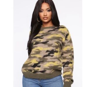 Camouflage sweater